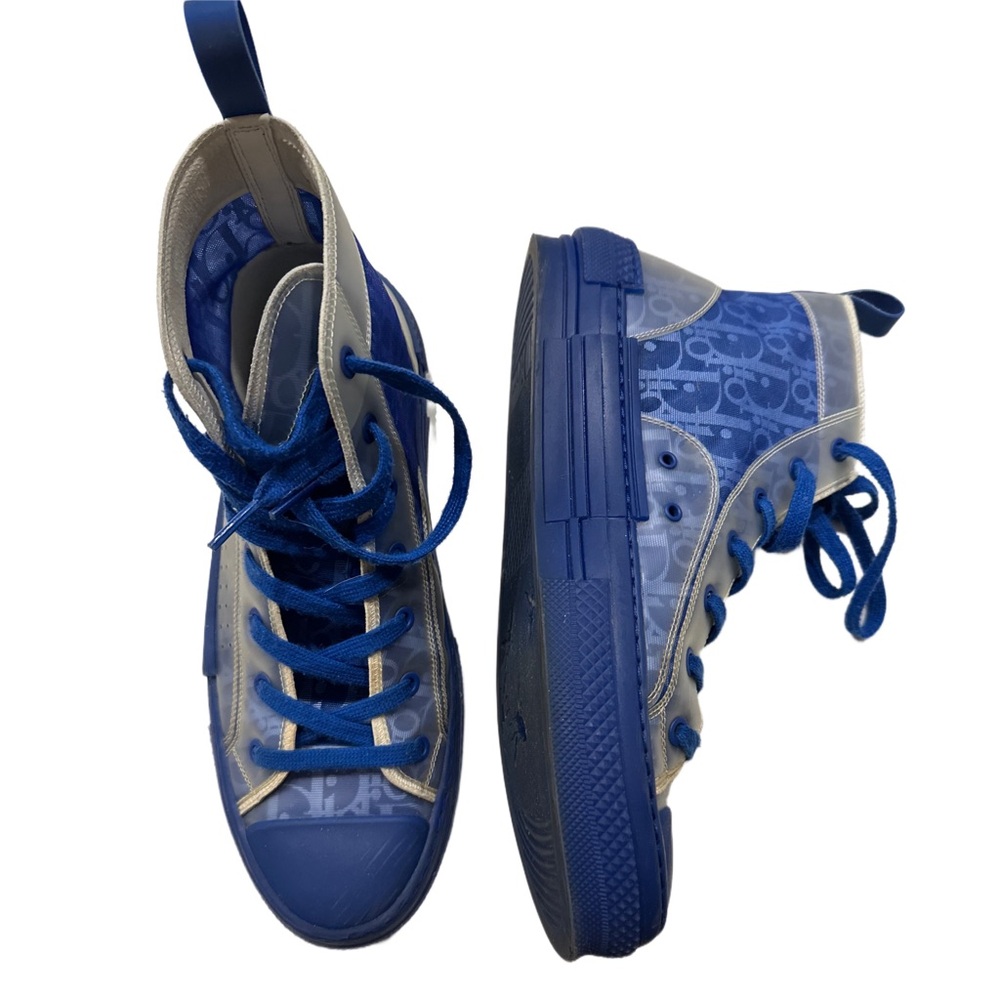 Blue Dior High Tops